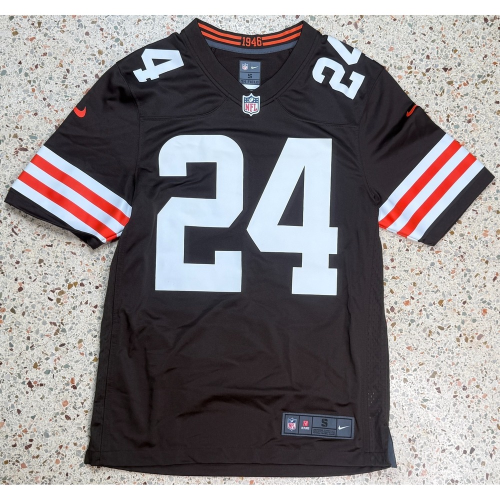 NIke NFL Cleveland‎ Browns #24 Nick Chubb Football Jersey Size Small